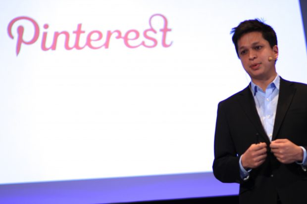 Pinterest CEO, Ben Silbermann, on stage in Tokyo last May