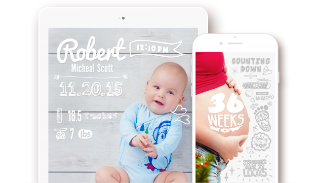 年齢や体重など赤ちゃんの成長に特化した写真加工アプリ Baby Story Bridge ブリッジ テクノロジー スタートアップ情報
